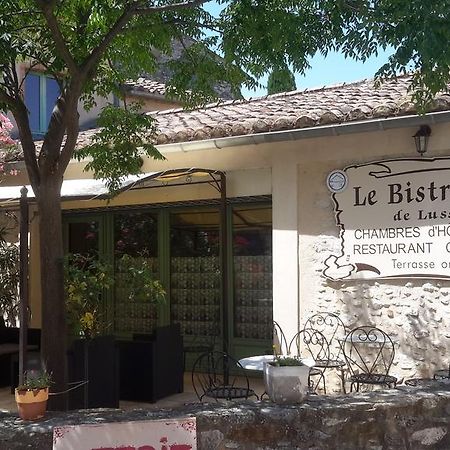 Auberge Le Bistrot De Lussan Lussan  外观 照片