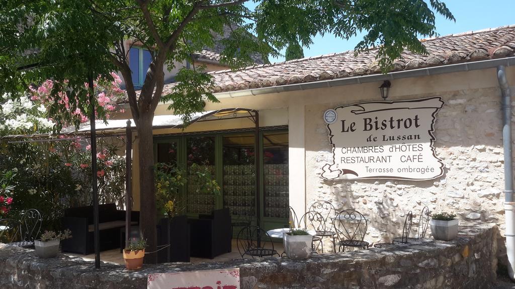 Auberge Le Bistrot De Lussan Lussan  外观 照片