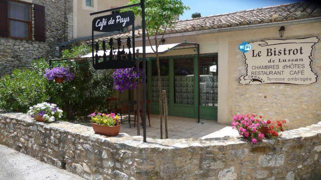 Auberge Le Bistrot De Lussan Lussan  外观 照片